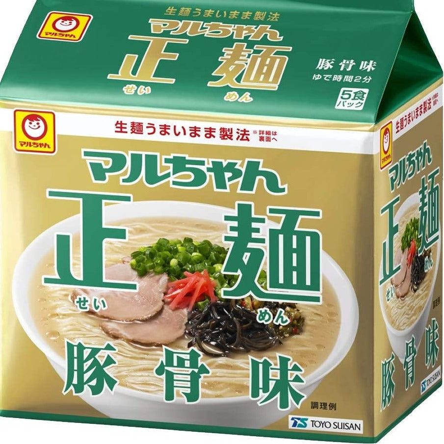 MARUCHAN Seimen Instant Ramen Noodles Tonkotsu Pork Taste 5 Servings - Made  in Japan 