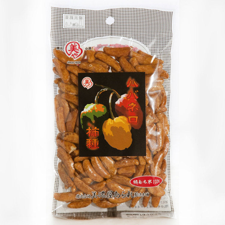 KAKINOTANE Rice Crackers Coated with Soy Sauce Made in JAPAN Minoya - KURUMIRA