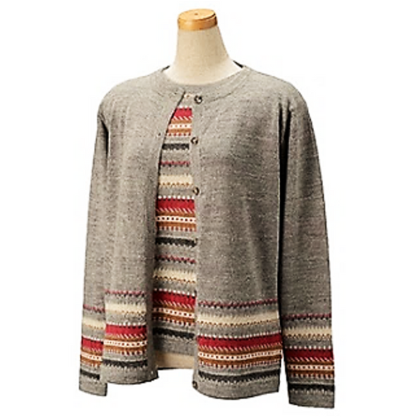 100% Alpaca Wool Knit Ensemble (L, LL) - Kurumira Shop