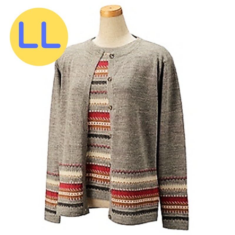 100% Baby Alpaca Wool Knit Ensemble (L, LL) - Kurumira Shop