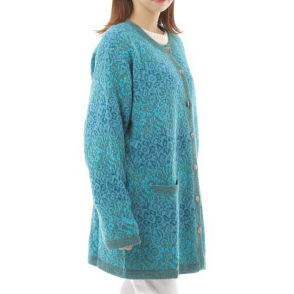 100% Alpaca Wool Tunic- Style Half Coat (1 size fits all) - Kurumira Shop