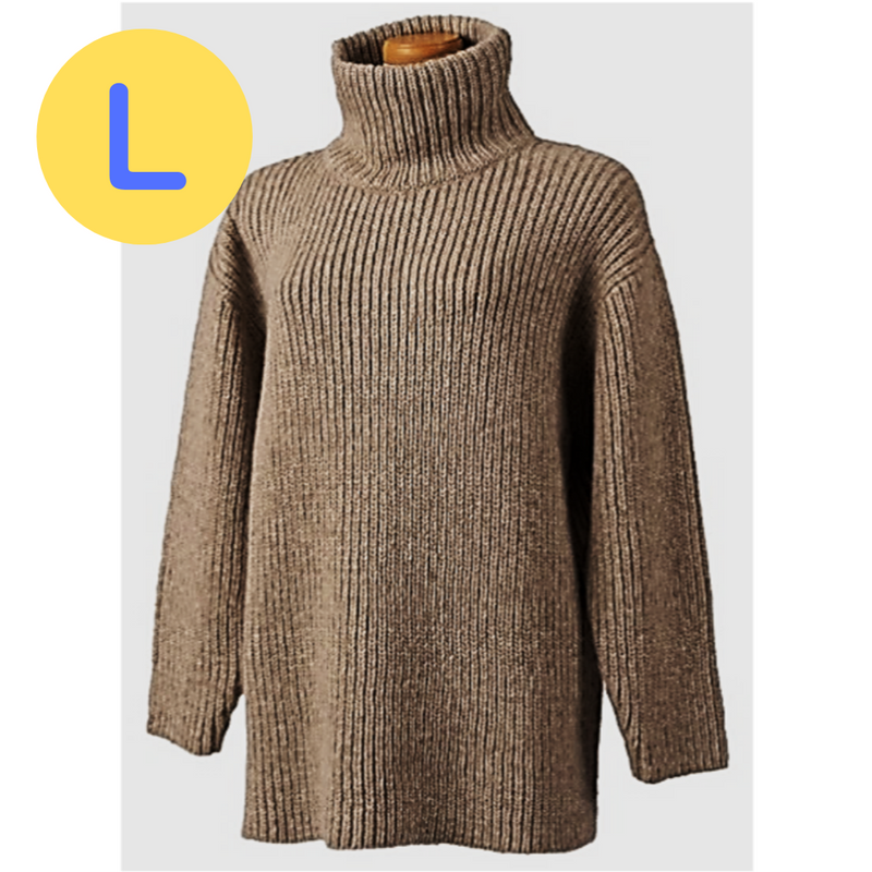 Baby Alpaca Wool Turtleneck Sweater - Kurumira Shop