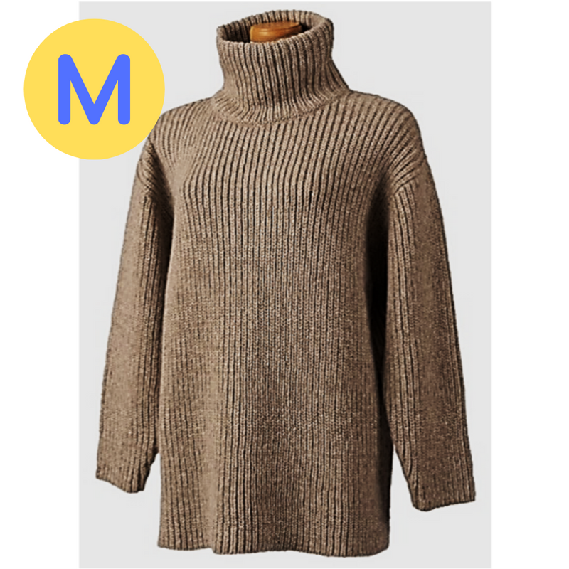 Baby Alpaca Wool Turtleneck Sweater - Kurumira Shop