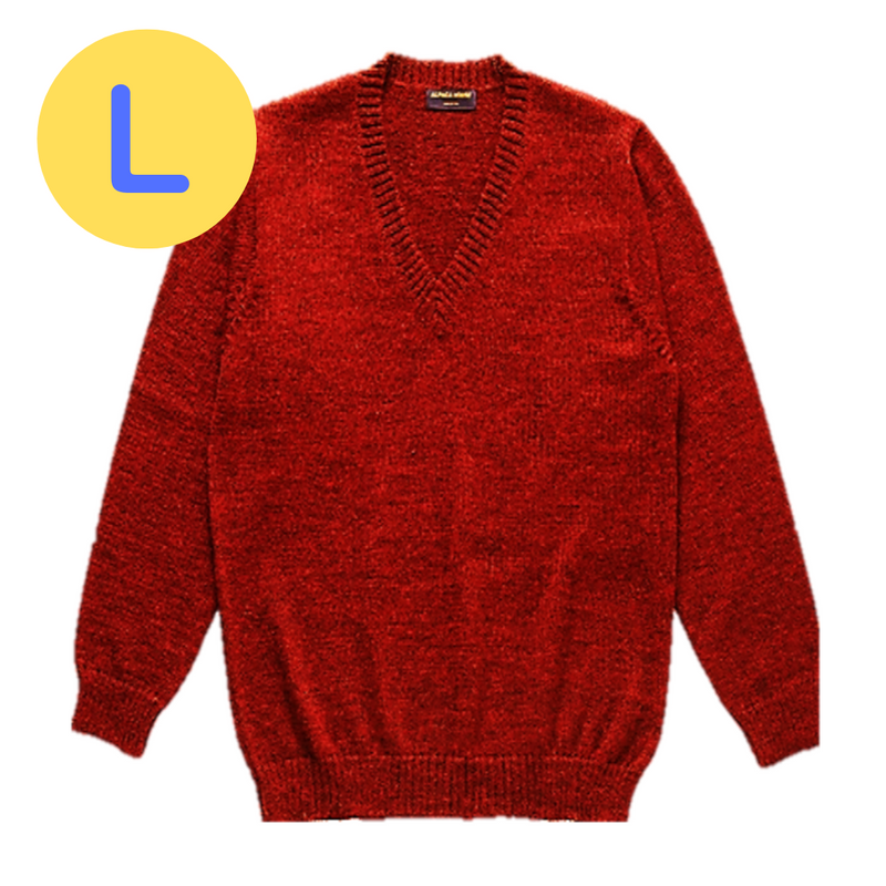 Alpaca Wool 100% Unisex Sweater (M, L, LL) - Kurumira Shop