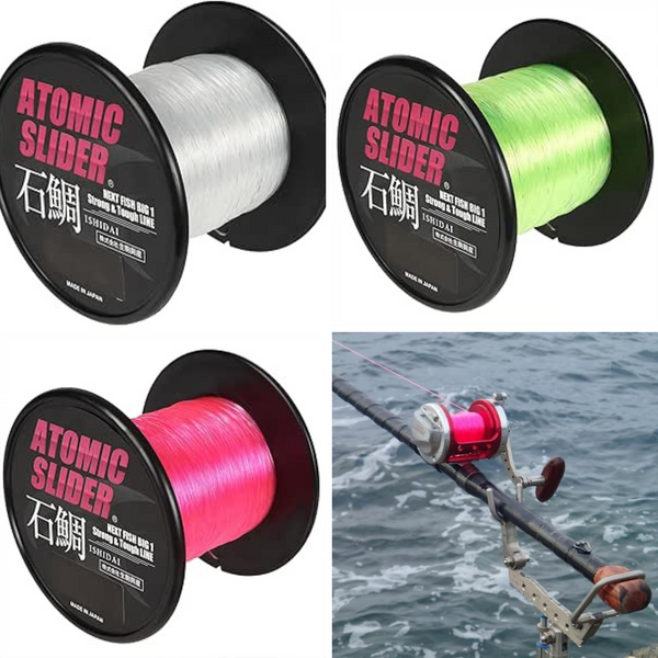 Atomic Slider "Ishidai" – Monster Fishing Line for Targeting Giant Fish (Rock Bream, Spotted Knifejaw) Made in JAPAN - Kurumira Shop