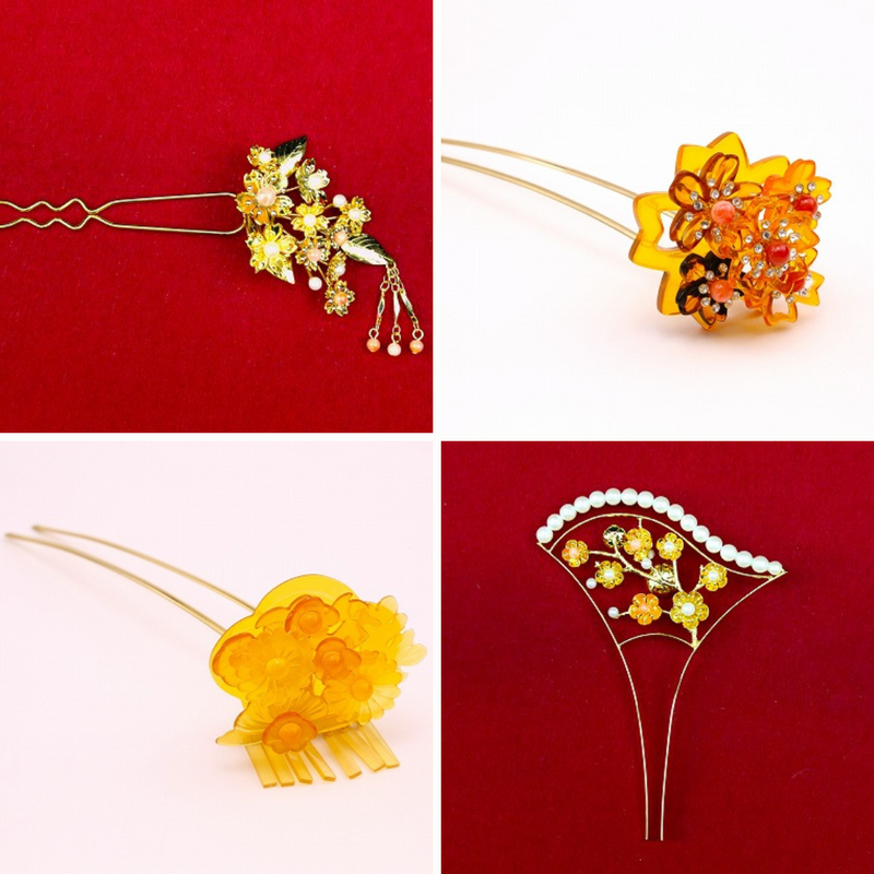 KANZASHI: Handcrafted Japanese Hairpin by Traditional Artisans - 7 Designs Made in Japan - Kurumira Shop