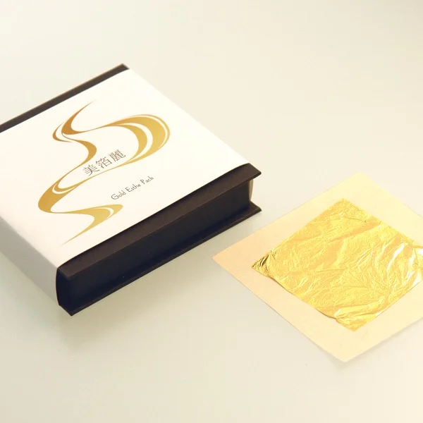 Gold Skincare Series: BIHAKUREI Gold Esthe Pack - 24K Gold Leaf Facial Pack -(6 Sheets / 12 Sheets) from Ishikawa, Japan - Kurumira Shop