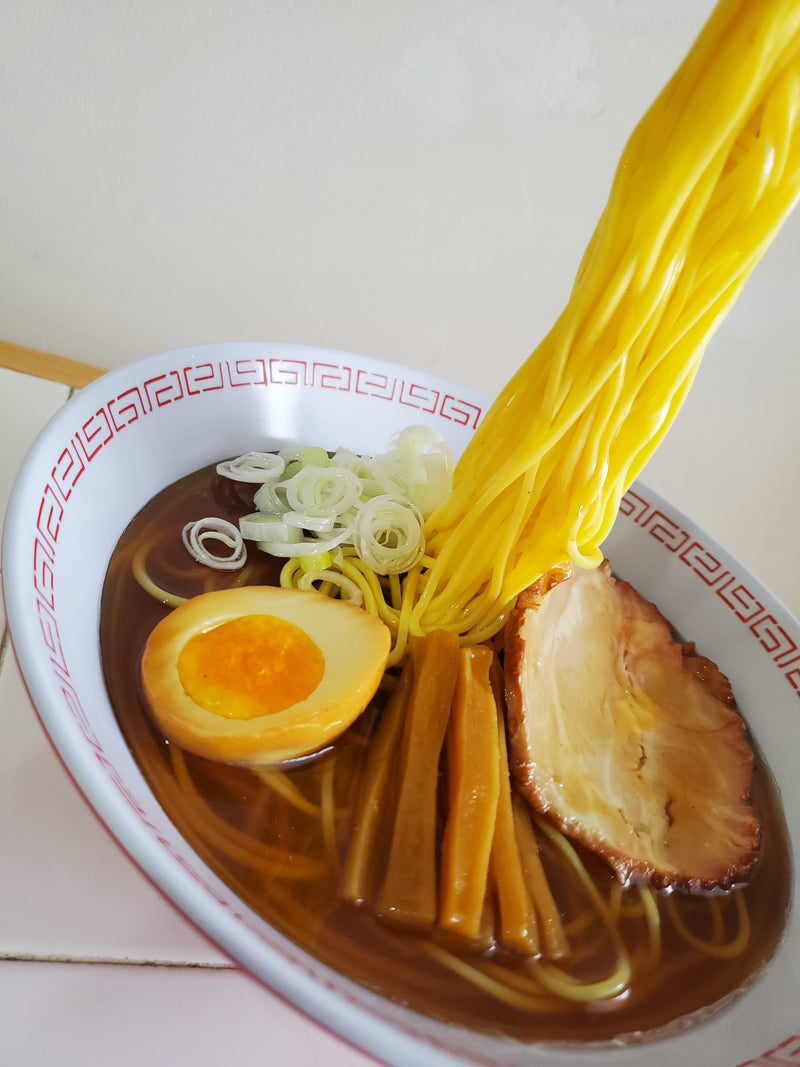 【FREE SHIP】Faux but sophisticated RAMEN with chopstick in the air for decoration or prank by Tsukasa sample -  Kawasaki City Store