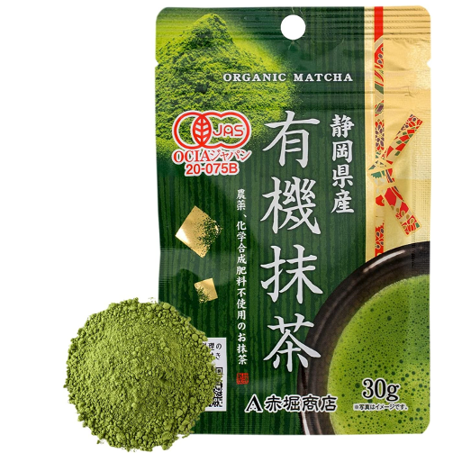 Akahori Shoten Premium Organic Matcha Powder from Shizuoka JAPAN 30g Japan - Tokyo Sakura Mall