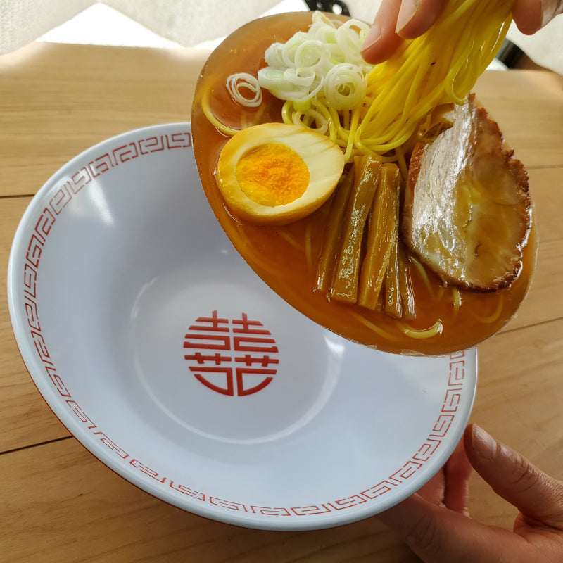 【FREE SHIP】Faux but sophisticated RAMEN with chopstick in the air for decoration or prank by Tsukasa sample -  Kawasaki City Store