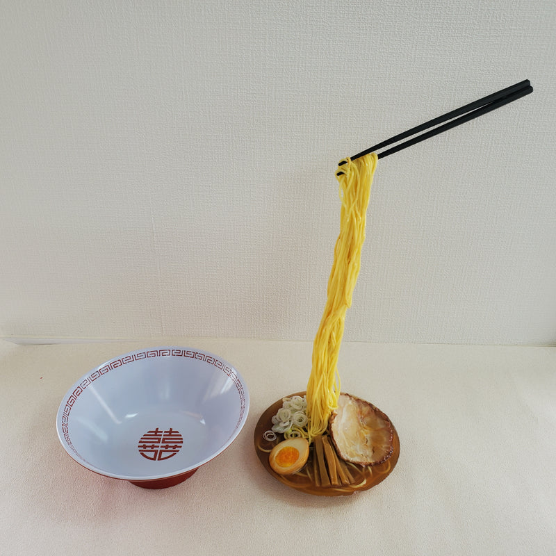 【FREE SHIP】Faux but sophisticated RAMEN with chopstick in the air for decoration or prank by Tsukasa sample -  Kawasaki City Store