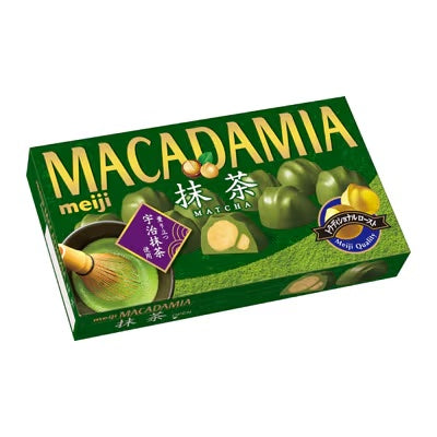 Meiji Macadamia Chocolate Matcha Green Tea Flavor 9 Pieces Made in JAPAN - Tokyo Sakura Mall