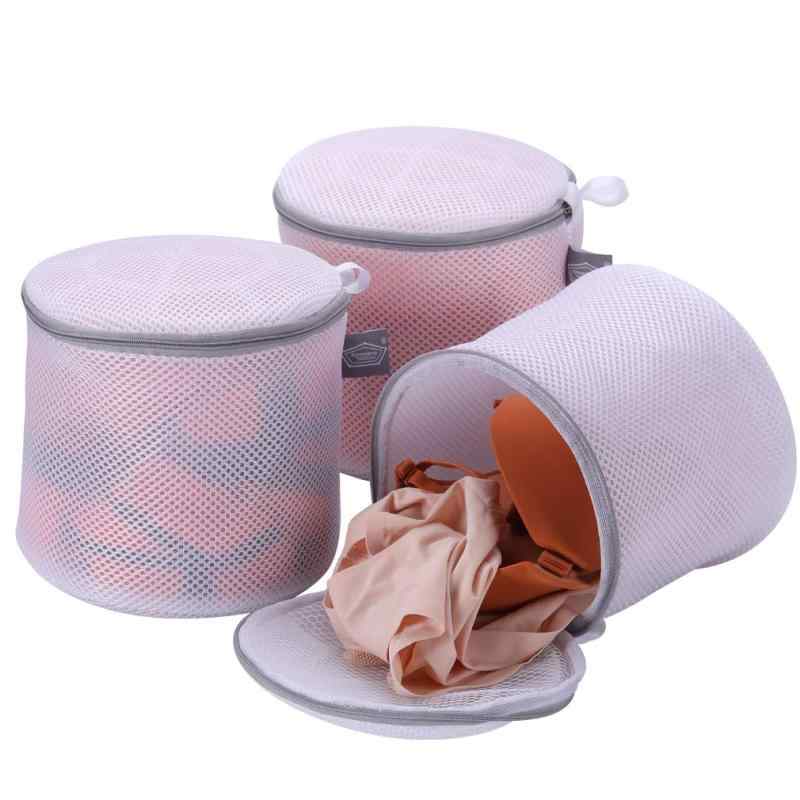 Kimmama Bra Laundry Net Women's Lingerie Washing Bag 18x18x18cm 3 Set JAPAN - Tokyo Sakura Mall