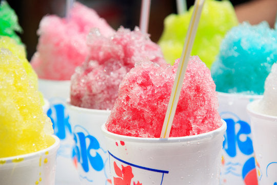 Shaved Ice Machine with Ice Cup D-1341 Pearl Metal (Kakigouri) JAPAN - Tokyo Sakura Mall