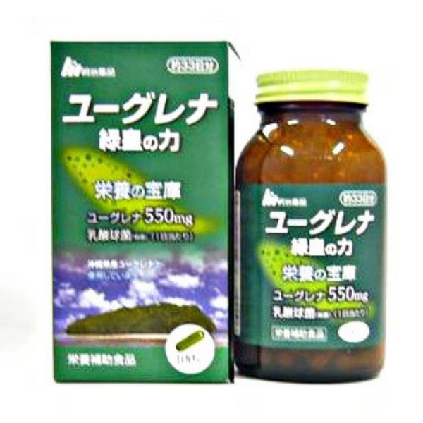 Euglena Ryokuou no Chikara (The Power of Green Emperor) - 100 Capsules (3 capsules daily) Made in JAPAN - Meiji Yakuhin