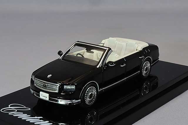 Hobby Japan 1/64 Toyota Century Convertible in Black Made in JAPAN - Kurumira