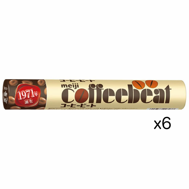 Meiji Coffee Beat Jumbo Big Size 105g x 6 Energize Your Day with Rich and Bold Coffee Flavor! - Tokyo Sakura Mall