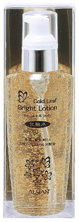 Gold Skincare Series: Bright Lotion (35ml, 120ml), Shin Bright Lotion (350ml) With 24K Gold Leaf from Ishikawa, Japan - Kurumira Shop