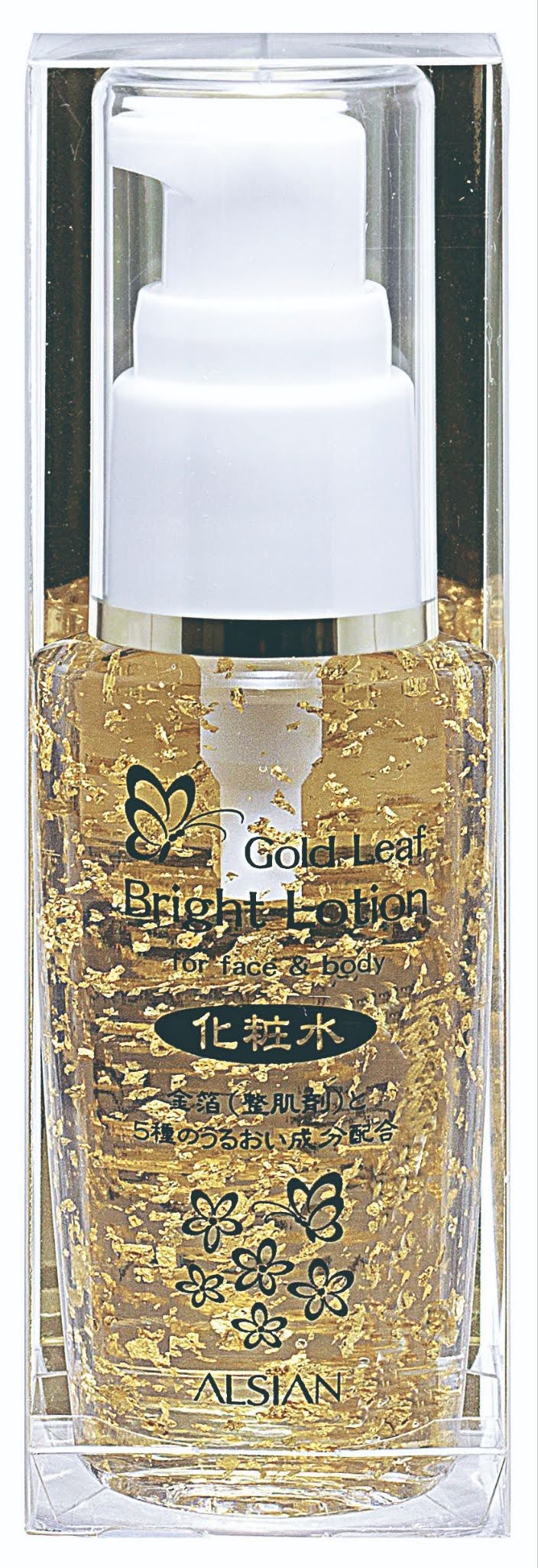 Gold Skincare Series: Bright Lotion (35ml, 120ml), Shin Bright Lotion (350ml) With 24K Gold Leaf from Ishikawa, Japan - Kurumira Shop