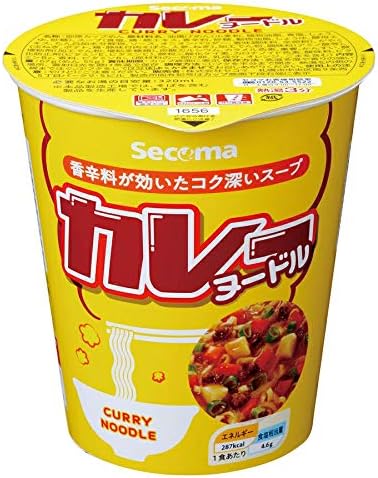 SECOMA Curry Noodle Ramen instantáneo 12 paquetes Japón