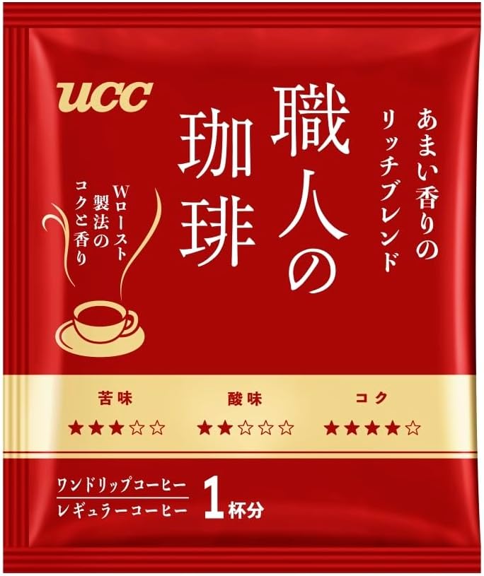 UCC Artisan Drip Coffee Sweet aroma scent Blend 100 Packs Premium Japanese Brew Fresh Flavor - Tokyo Sakura Mall