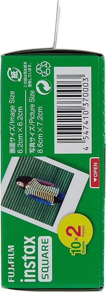 FUJIFILM Instax Square Format instant film 20 Prints Send from JAPAN - Tokyo Sakura Mall