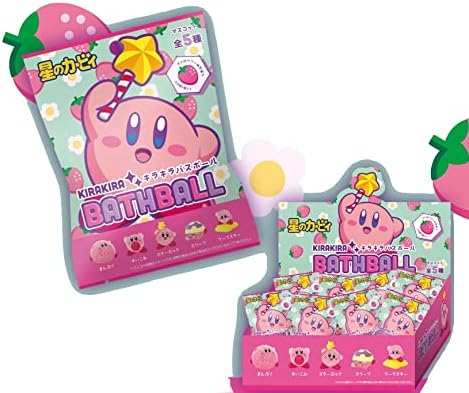 Kirby Sparkling Bath Ball with Mascot Surprise (6-Piece Set) - Tokyo Sakura Mall