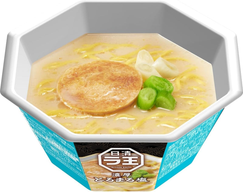 Nissin New Raoh SIO Mild & Melt Solt Flavor x 12 pcs Instant Ramen Noodle Japan - Tokyo Sakura Mall