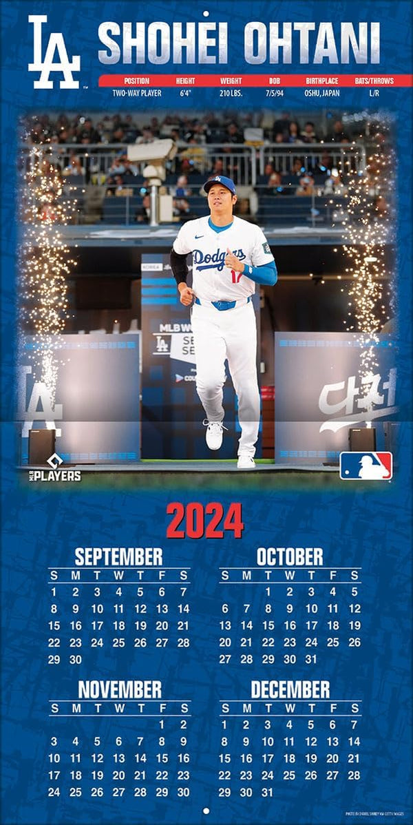 Shohei Ohtani 2024 Desk Calendar MLB ANGELS Showtime CL-552 Ensky