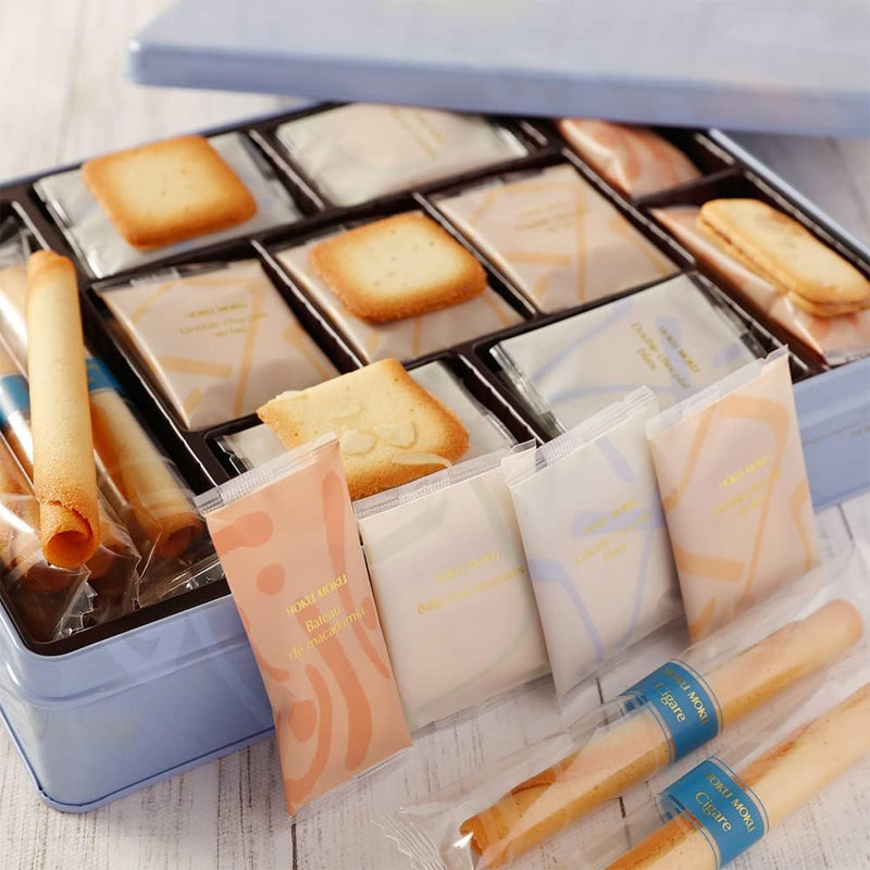 YOKU MOKU Variety Cigare Sweets Butter Cookies Biscuit Sank Delice Gift box 44pieces Japan - Tokyo Sakura Mall