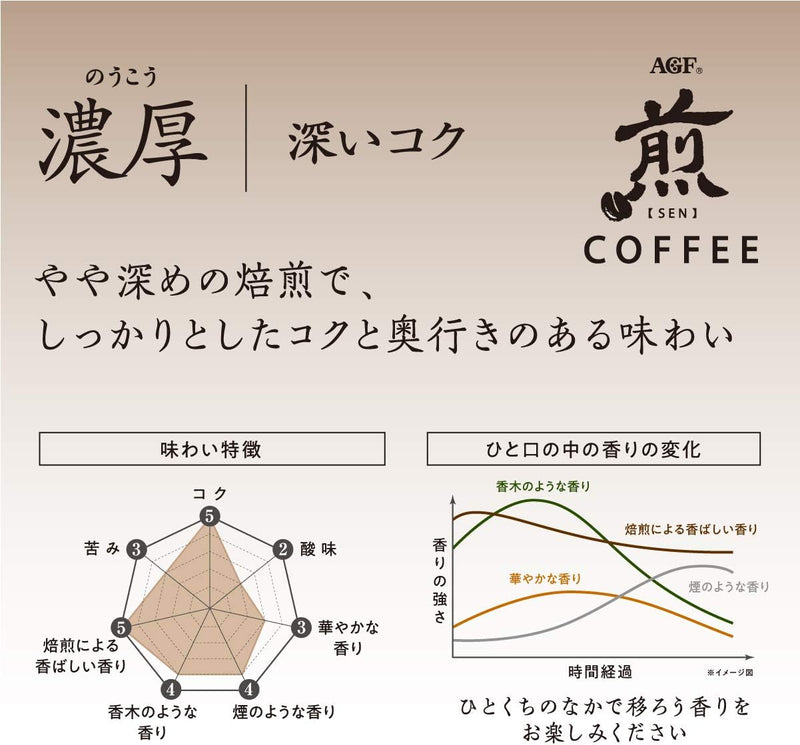 AGF Roasted Regular Coffee Premium Drip Thick Deep Flavor 20 Bags Drip Coffee - Tokyo Sakura Mall