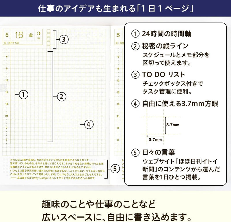 Hobonichi Techo 2025 Planner Original A5 or A6 Size Made in JAPAN - Tokyo Sakura Mall