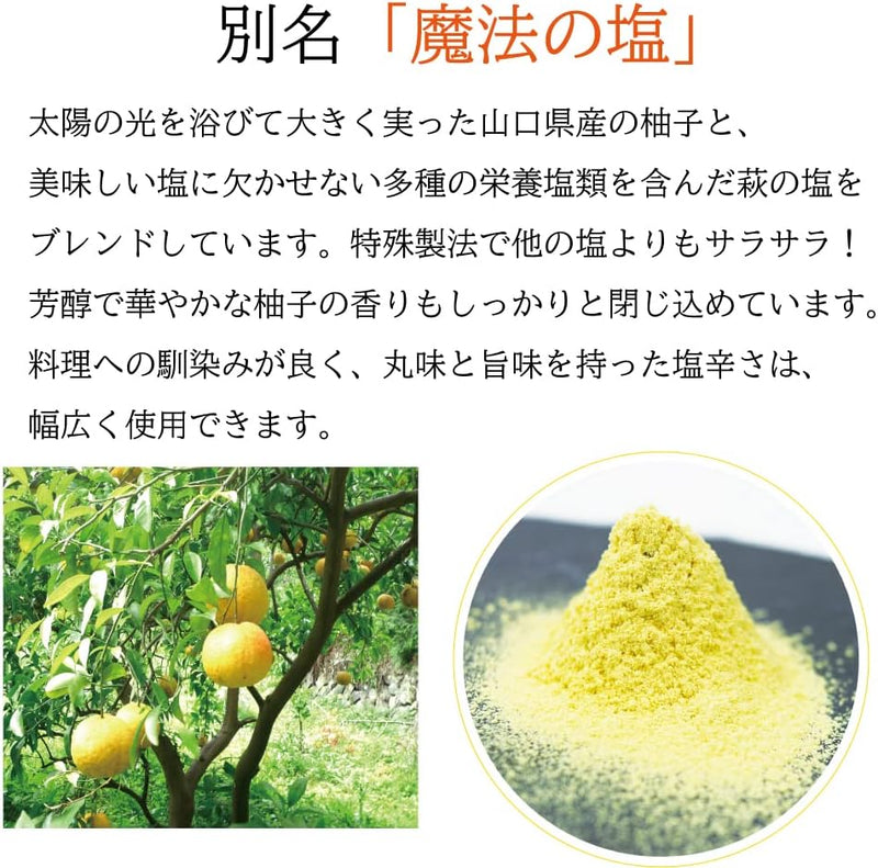 Yuzu Salt 25g x 2 Magic Salt Aromatic Yuzu Citrus Made in JAPAN - Tokyo Sakura Mall