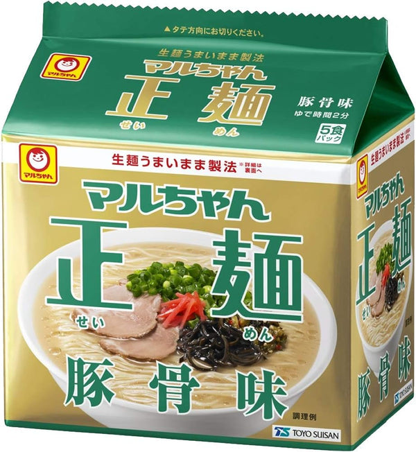 Maruchan Seimen Tonkotsu Flavor Instant Ramen Noodle Japan 5 Packs x 6 - Tokyo Sakura Mall