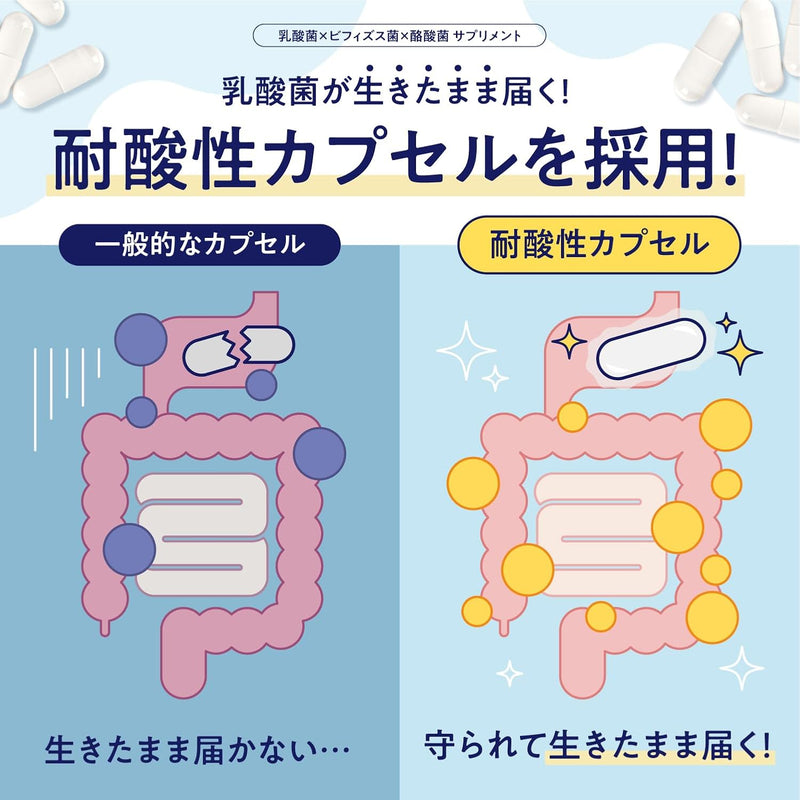 BIFIRAL Supplement (Lactic Acid Bacteria Bifidobacteria Butyric Acid Bacteria) 30 Days Supply Made in Japan - Tokyo Sakura Mall