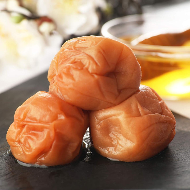 Umeboshi Kishu Ripe Nanko (Pickled Plums) - Large Size Refined Sweetness Reduced Salt Honey Flavor 400g × 2 Packs - Tokyo Sakura Mall