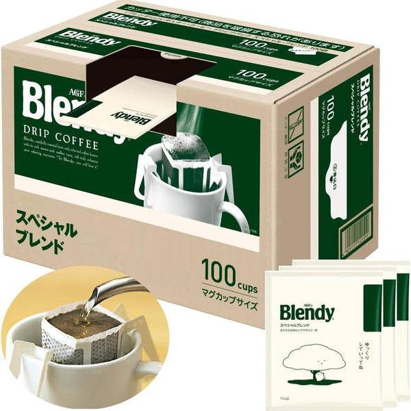 AGF Blendy Regular Coffee Drip Pack Special Blend 100 bags Drip Coffee Japan - Tokyo Sakura Mall