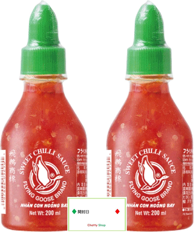 Special Sale! Flying Goose Sweet Chili Sauce 200ml x 2 bottle Send From JAPAN - Tokyo Sakura Mall