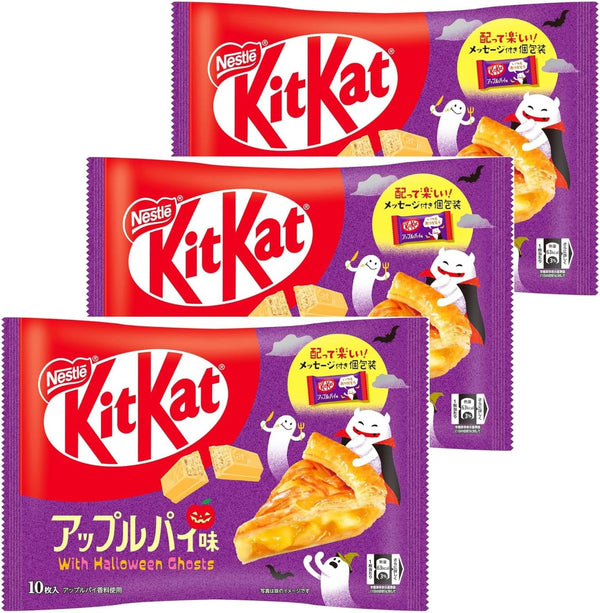 Kit Kat Mini Apple Pie Flavor 10-Piece Pack (Set of 3) Limited version Made in JAPAN - Tokyo Sakura Mall