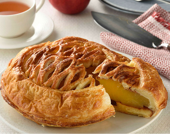 Handmade Apple Pie by Fujita Kanko Apple Orchard, Ibaraki Japan (Whole Size 18cm) - Kurumira Shop