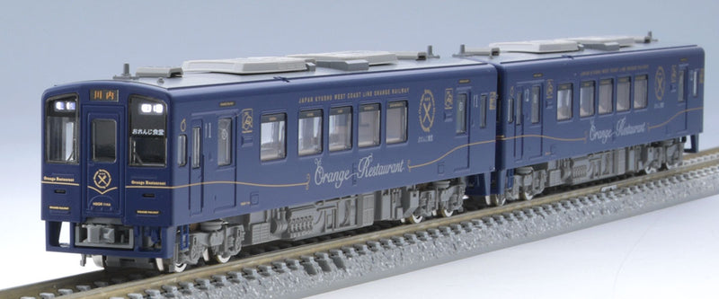 N Gauge TOMIX 98128 Hisatsu Orange Railway HSOR-100A Series (Orange Dining Car) Set Made in JAPAN - Kurumira