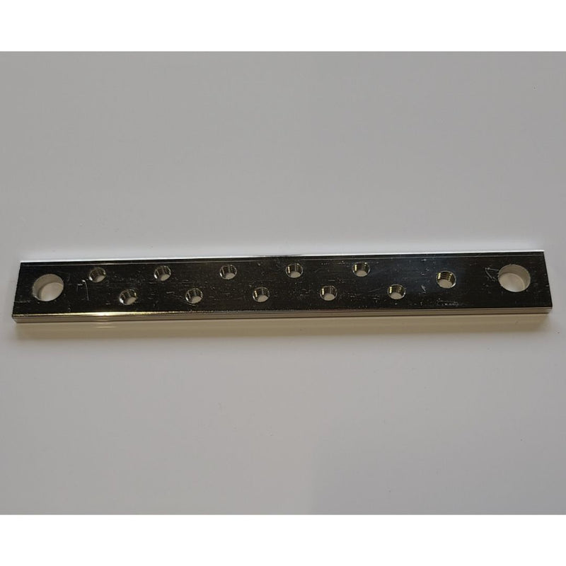 Cl100-1/2H Copper and Nickel-plated Earth Bar (160mm/20mm/4mm) Model No: H20-10 (10pcs) - Kurumira Shop