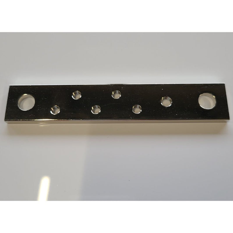 Cl100-1/2H Copper and Nickel-plated Earth bar (110mm/20mm/4mm) Model No: H20-5 (10pcs) - Kurumira Shop