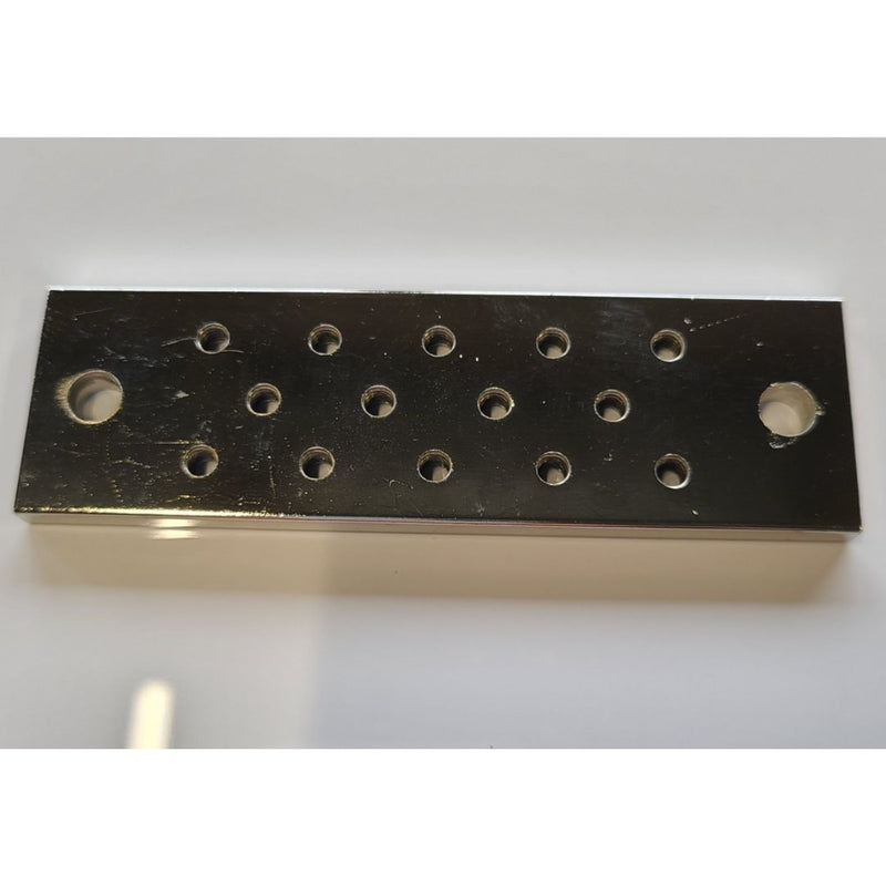 Cl100-1/2H Copper and Nickel-plated Earth Bar (100mm/30mm/5mm) Model No: H30-14 (10pcs) - Kurumira Shop