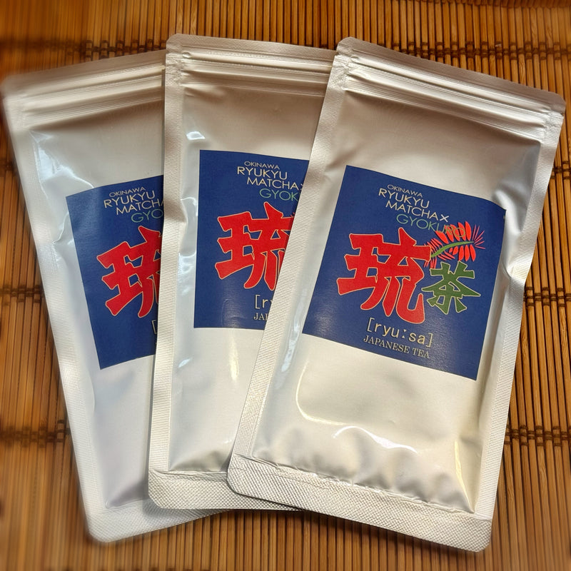 Ryusa (Gyokuro and Okinawan tea blended high class Japanese Tea) by Ohtake-En-  Gunma Store Japan