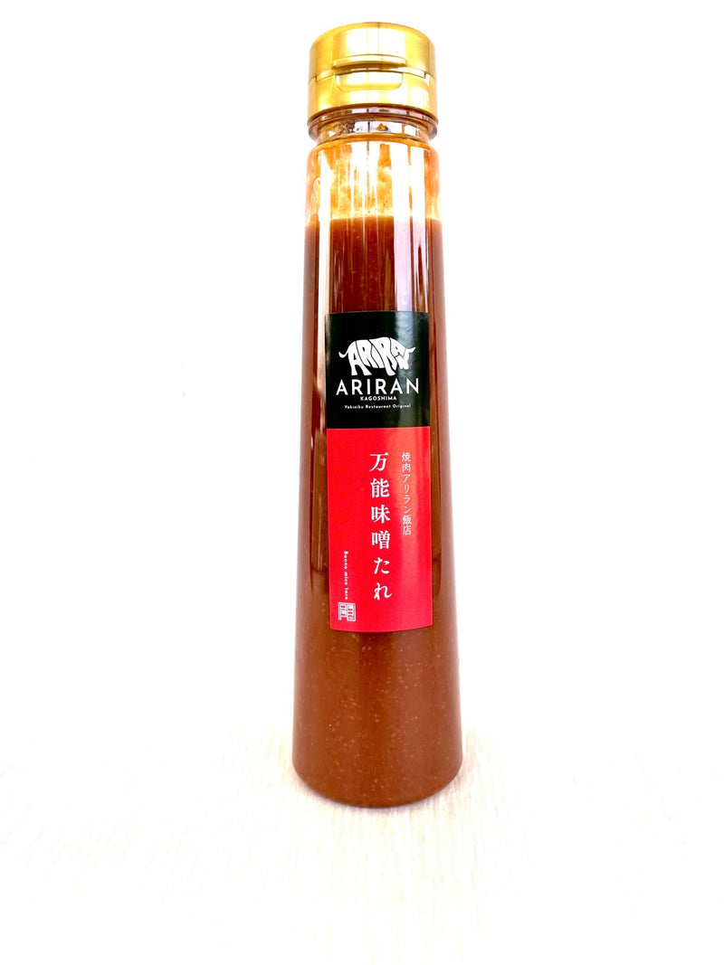 Yakiniku Sauce All-Purpose Soy Sauce & Miso Sauce SET (1 each) 500g Arirang Hanten Made in JAPAN - Kurumira