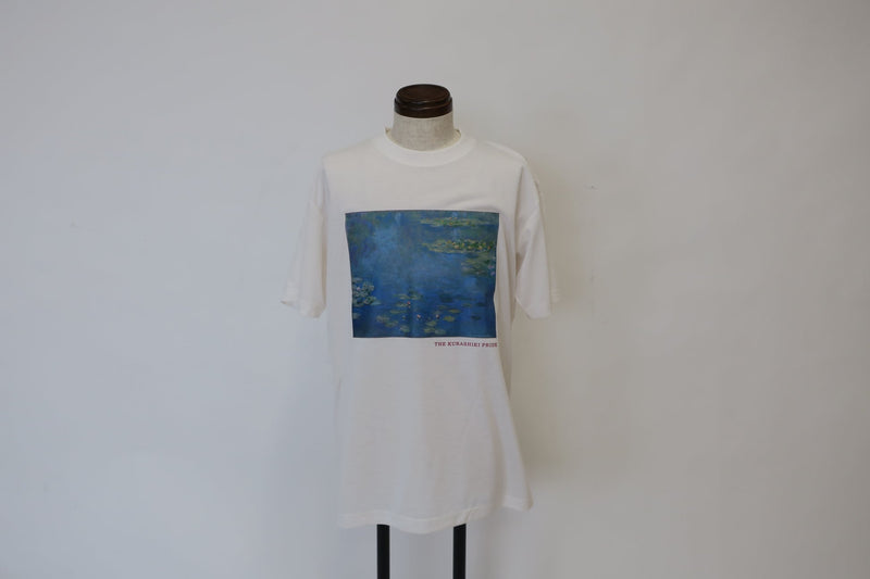 T-shirts printed on recycled fabric with Monet's Waterlilies Limited of 30 from the Ohara Museum of Art Japan - The Japan Pride