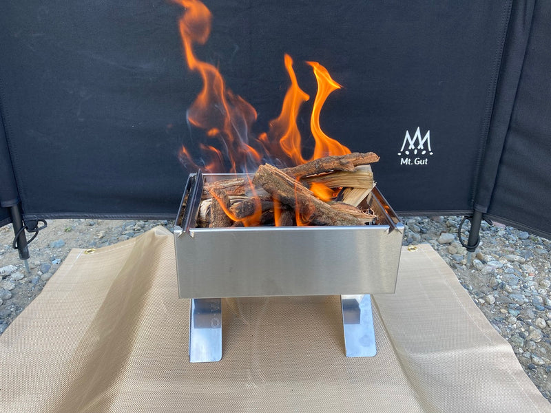 Campfire Flame Healing A4 Stove Pit for BBQ Made in JAPAN MOW - Kurumira Shop