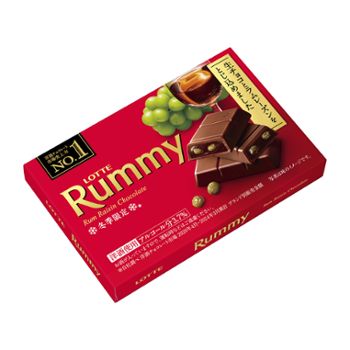 LOTTE Rummy Chocolate 3 pieces in a pack (only winter season) Made in JAPAN - Tokyo Snack Land