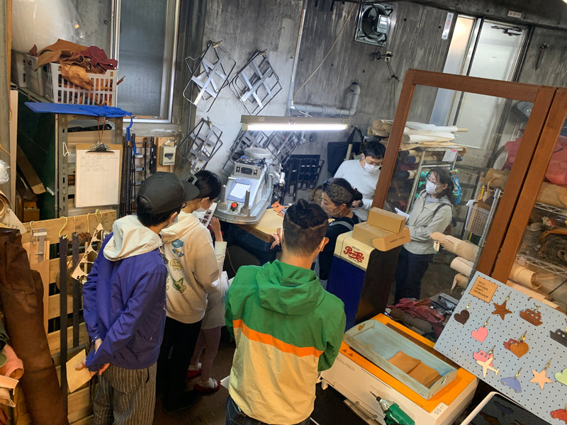 A factory tour with hands-on leather crafting experience.in JAPAN - Kawasaki City Store